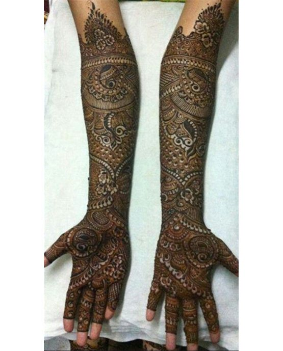 Dreamy Ribbon With Lace Along Stylish Full Hand Mehndi Design Dreamy Ribbon With Lace Along Stylish Full Hand Mehndi Design